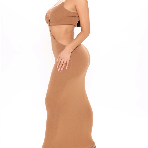 pure charm sweater maxi dress